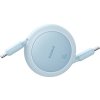 Baseus Free2Pull Mini USB-C na USB-C 60W USB kabel, 1 m (modrý)