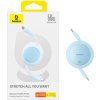 Baseus Free2Pull Mini USB-C na USB-C 60W USB kabel, 1 m (modrý)