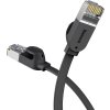 Baseus Cat 6 UTP Ethernet kábel RJ45 plochý 1m čierny
