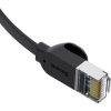 Baseus Cat 6 UTP Ethernet kábel RJ45 plochý 1m čierny
