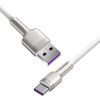 Baseus Cafule Metal Series Datový Kabel USB-A - USB-C 66W 1m White