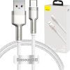 Baseus Cafule Metal Series Datový Kabel USB-A - USB-C 66W 1m White