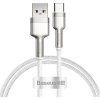 Baseus Cafule Metal Series Datový Kabel USB-A - USB-C 66W 1m White
