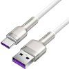 Baseus Cafule Metal Series Datový Kabel USB-A - USB-C 66W 1m White