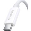 rychlonabíjecí kabel Baseus Superior 2 USB-C na USB-C 240W, 1,8 m (bílý)
