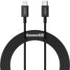 Baseus CATLYS-C01 Superior Fast Charging Datový Kabel USB-C to Lightning 20W 2m Black