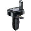 Baseus CCMT000001 S-09A 2x USB Nabíječka Do Auta a FM Transmitter Black