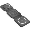 Magnetická bezdrôtová nabíjačka Choetech T588-F 3v1 15W (čierna)