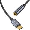Baseus CATL54-0G Kabelová Redukce z USB-C na 3,5mm Audio Jack L54 (female) Deep Grey