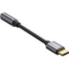 Baseus CATL54-0G Kabelová Redukce z USB-C na 3,5mm Audio Jack L54 (female) Deep Grey
