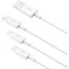 Rychlé nabíjení USB na M+L+C Baseus Superior Data 3,5A 1m (bílý)