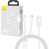Rýchle nabíjanie USB na M+L+C Baseus Superior Data 3,5A 1m (biely)