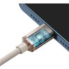 Baseus Crystal Shine USB-C na IP kábel, 20W, 1,2m (ružový)
