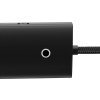Hub 4v1 Baseus Lite Series USB-C na 4x USB 3.0 + USB-C, 2m (čierny)