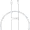 Baseus Superior 2 100W 1m rýchlonabíjací kábel USB-C na USB-C (biely)