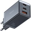 GaN Mcdodo CH-1543 sieťová nabíjačka, 2x USB-C, 1x USB, 67W + kábel USB-C na USB-C 2m (čierny)