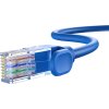 Okrúhly kábel Baseus Ethernet RJ45, Cat.6, 1 m (modrý)