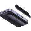 Rozbočovač 6v1 Baseus PadJoy Series USB-C na USB 3.0 + HDMI + USB-C PD + jack 3,5 mm + SD/TF (sivý)