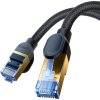 Opletený síťový kabel cat.7 Baseus Ethernet RJ45, 10Gbps, 8m (černý)