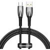 Baseus Glimmer Series Fast Charging Datový Kabel USB-A - USB-C 100W 1m Black
