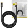 Sieťový kábel Baseus Ethernet RJ45, 10 Gb/s, 20 m (čierny)