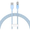 Rýchlonabíjací kábel Baseus Explorer USB na Lightning 2,4A 1M (modrý)