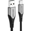 Kabel USB 2.0 A na USB-C Vention CODHD 3A 0,5m šedý