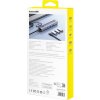 Rozbočovač 4v1 Baseus UltraJoy USB-A&USB-C na 3xUSB3.0+USB-C+RJ45 (sivý)