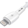 Kábel USB-Lightning VFAN Racing X05, 3A, 2 m (biely)