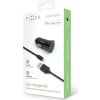 Set autonabíjačky FIXED s USB výstupom a USB/Lightning kábla, 1 meter, MFI certifikácia, 12W, čierna