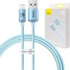 Baseus Crystal Shine USB kabel pro iP, 2,4 A, 1,2 m (modrý)