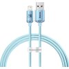 Baseus Crystal Shine USB kabel pro iP, 2,4 A, 1,2 m (modrý)