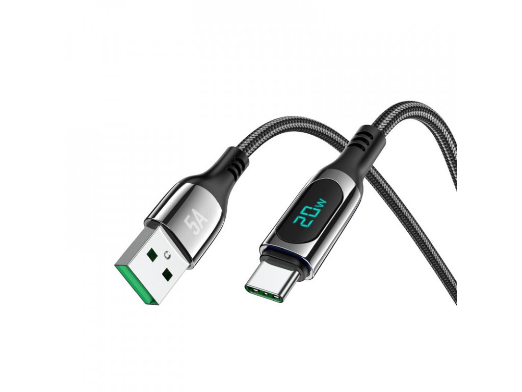 hoco selected s51 5a extreme fast charging data cable for type c