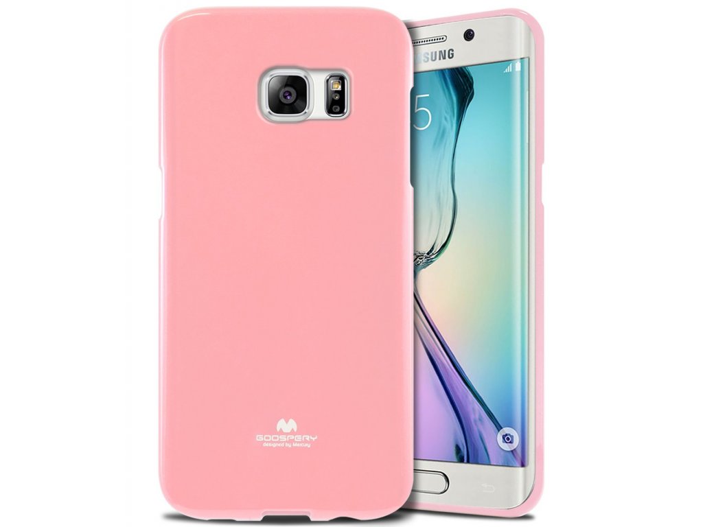 Růžový obal Mercury Jelly pro Samsung Galaxy S6 EDGE