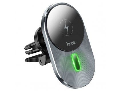 hoco ca91 magic magnetic wireless fast charging car holder