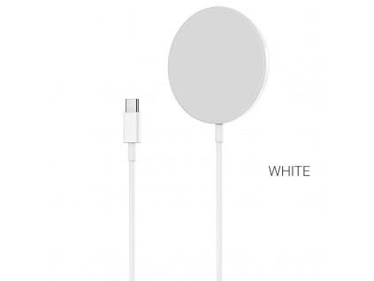 hoco cw29 magnetic wireless fast charger white