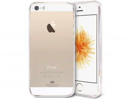 ZADNÍ KRYT PRO APPLE IPHONE 5/5S/SE - MERCURY, JELLY TRANSPARENT