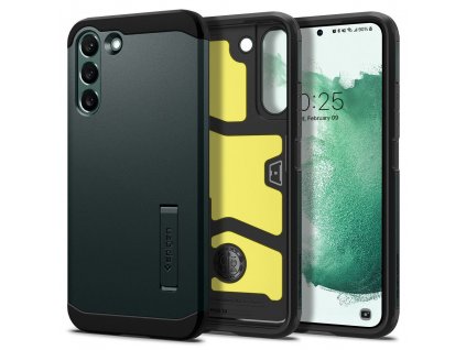 Ochranný zadní kryt Spigen Tough Armor Galaxy S22+ Abyss Green