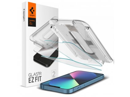 Ochranné tvrzené sklo Spigen Glas.Tr "EZ FIT" 2-Pack iPhone 13/13 Pro/ 14