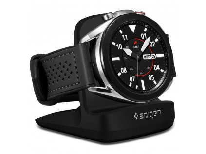 Samsung Galaxy Watch 3/4 Spigen noční stojan S352 Black
