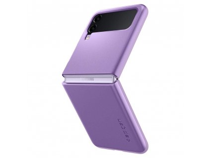 Ochranný zadní kryt Spigen Thin Fit Galaxy Z FLIP 3 Shiny Lavender