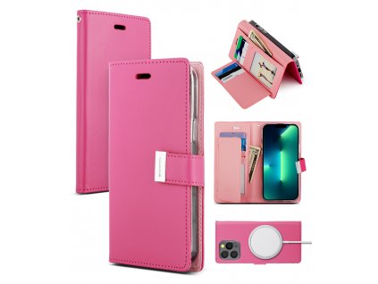 iphone 13 pro&pro max Rich Wallet Thumb AMZ Hot Pink