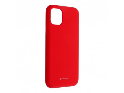 Ochranný zadní kryt Mercury Silicone Iphone 11 Červený