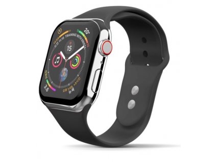 Apple watch silicon band black
