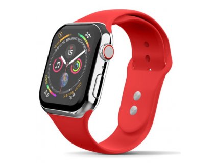 Apple watch silicon band red