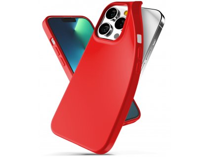 iphone 13 pro Soft Feeling Case Thumb AMZ Red