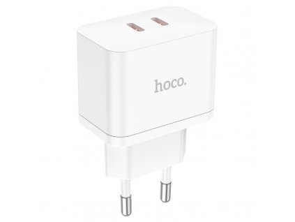 hoco n29 triumph pd35w dual usbc port wall charger eu (1)