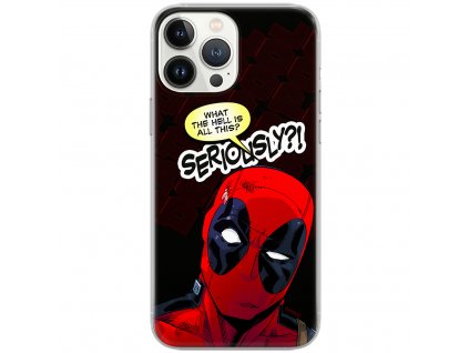 Etui Deadpool 010 Marvel Nadruk pelny Czarny 122434