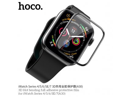 Ochranné tvrzené sklo Hoco 3D Hot pro Apple Watch Series 4/5/6/SE(44mm)(A30)