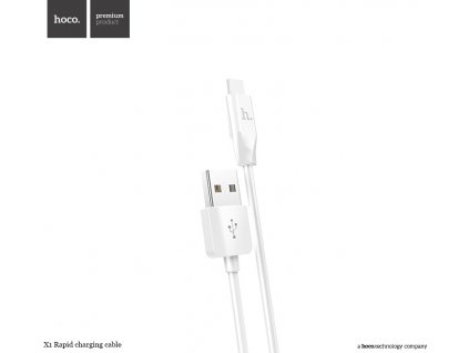 Kabel USB-C Hoco, X1 Bílý 100cm
